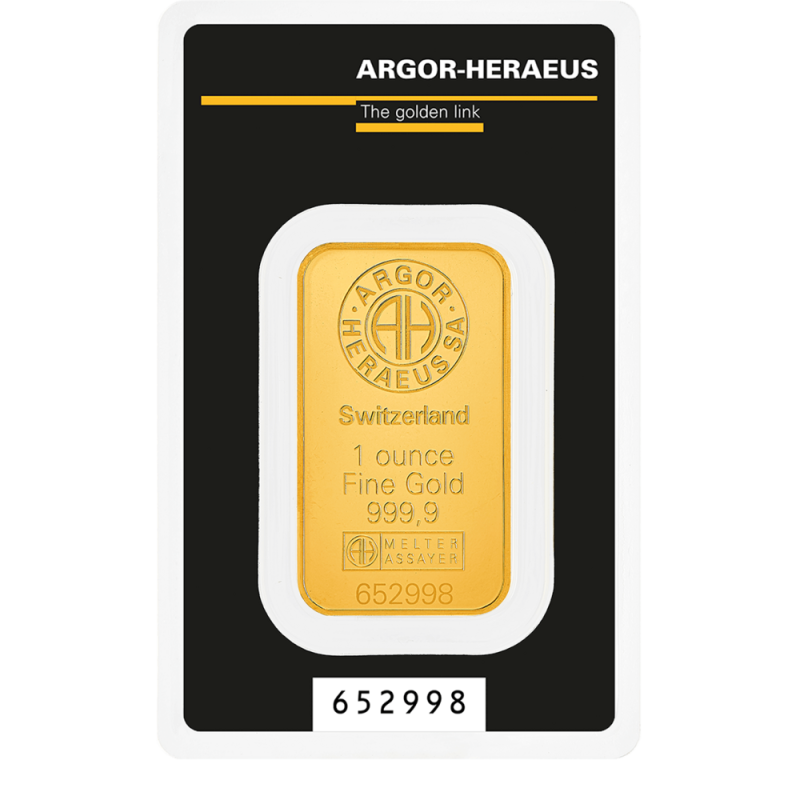 Argor Heraeus Investiční zlatý slitek 31,1g