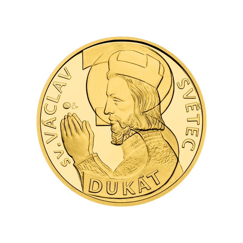 Zlatý 3-dukát sv. Václava se zlatým certifikátem 2024 proof