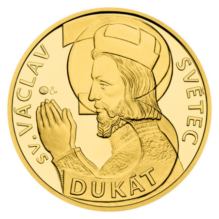 Zlatý 3-dukát sv. Václava se zlatým certifikátem 2024 proof