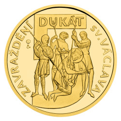 Zlatý 5-dukát sv. Václava se zlatým certifikátem 2024 proof