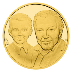 Zlatá půluncová medaile Karel Gott - 85. výročí proof