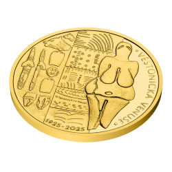 Zlatá půluncová medaile Věstonická venuše proof